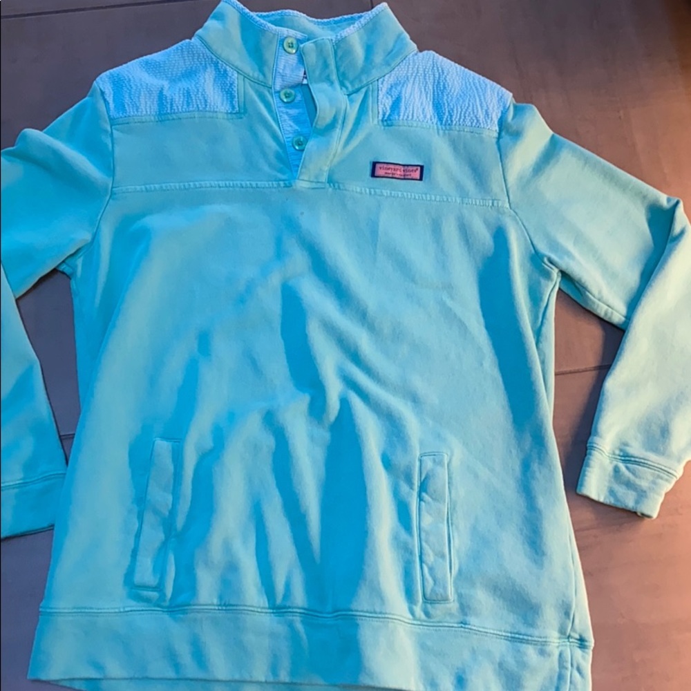 teal vineyard vine sweatshirt